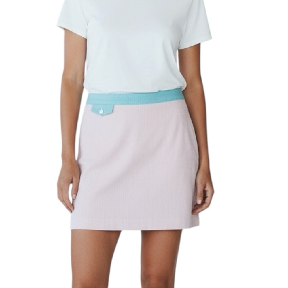 BROOKS BROTHERS Cotton Candy-striper Skirt in Pink/Blue Size 4 — ADORABLE!!!